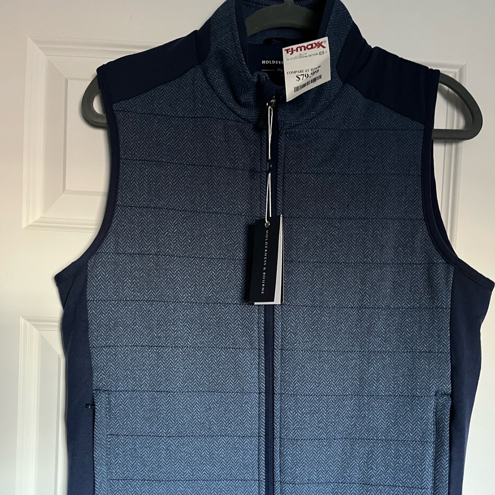 Warm vest with nice zipper and zipper pockets